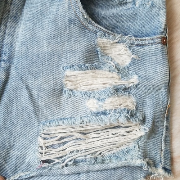 Aritzia Denim Shorts - Picture 3 of 6